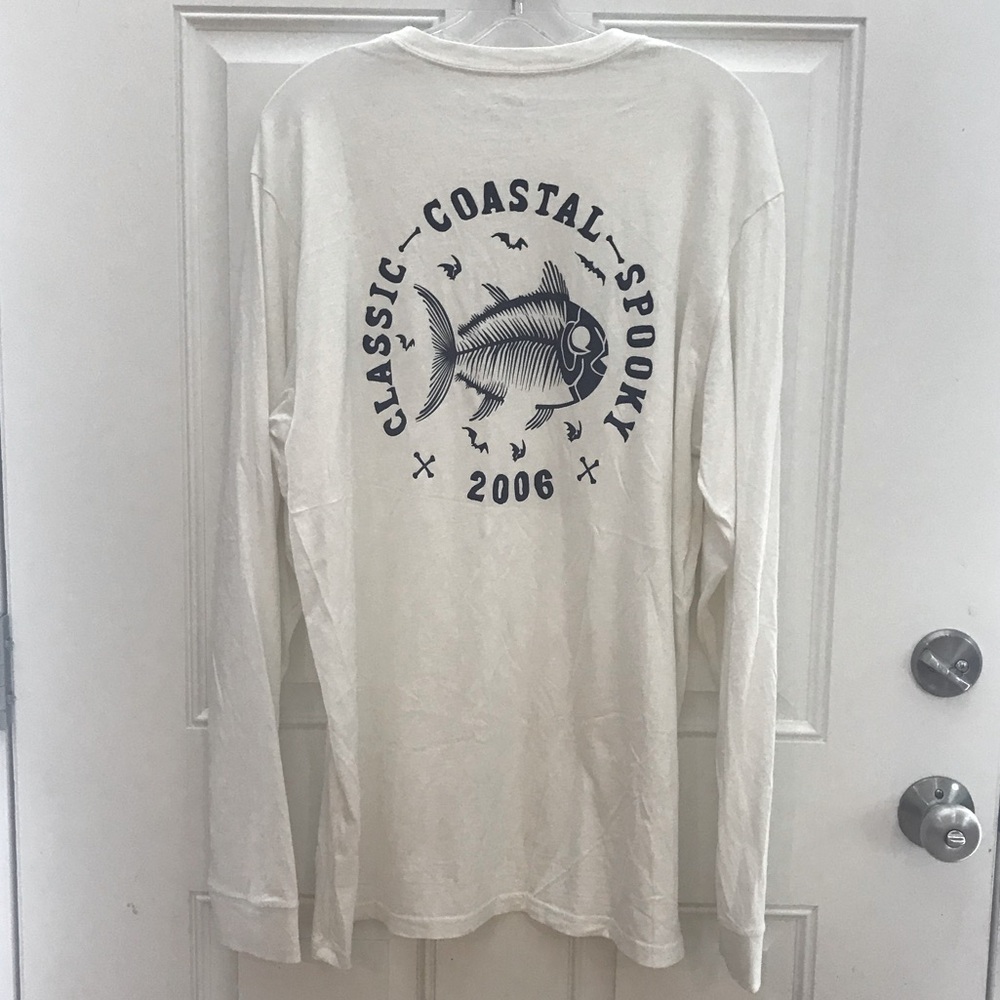 SOUTHERN TIDE Classic Coastal Spooky Glow-in-the-Dark Long Sleeve T-Shirt - Picture 9 of 14